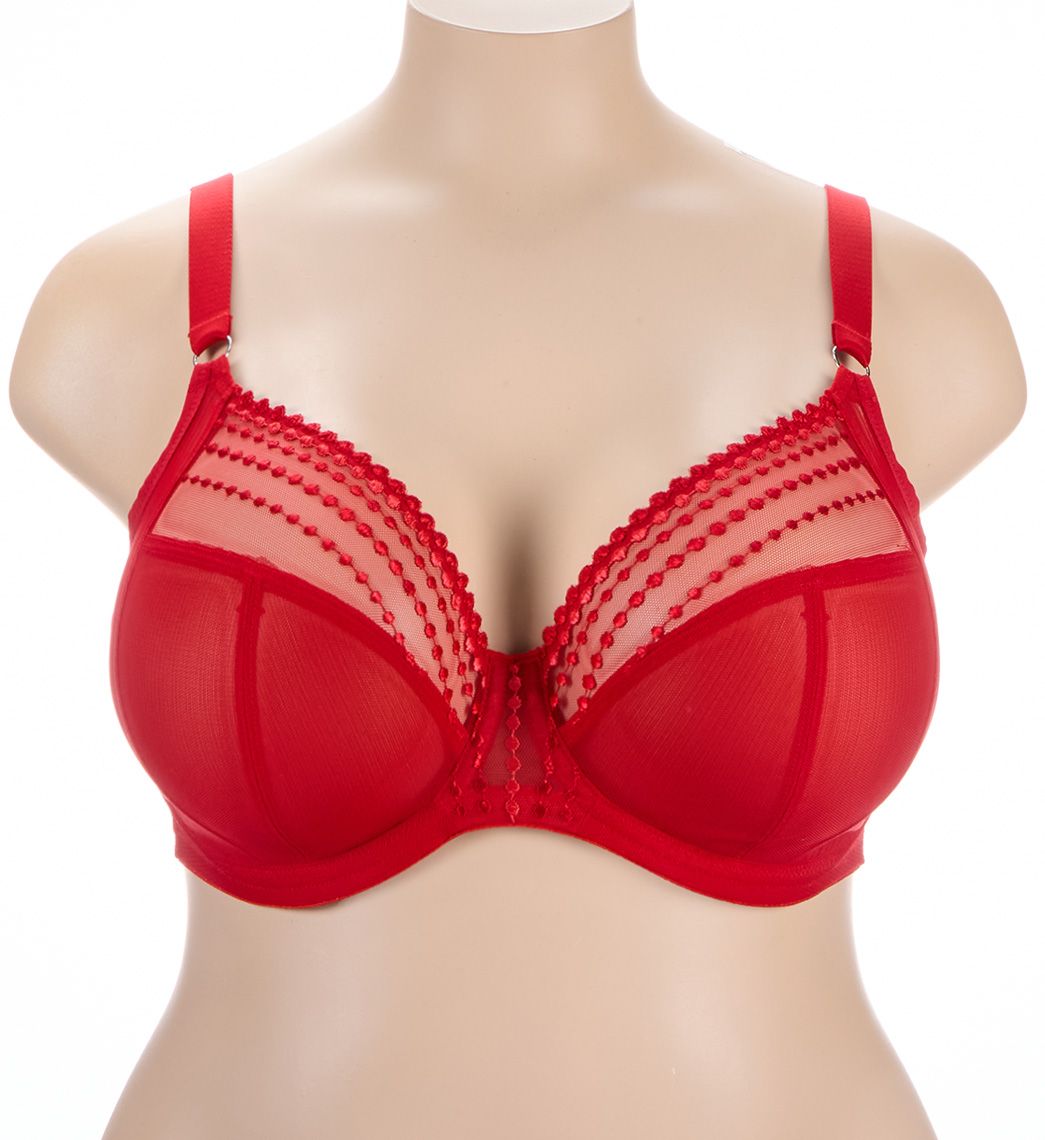 Elomi Matilda Underwire Plunge Bra Haute Red 42HH  - Image 1