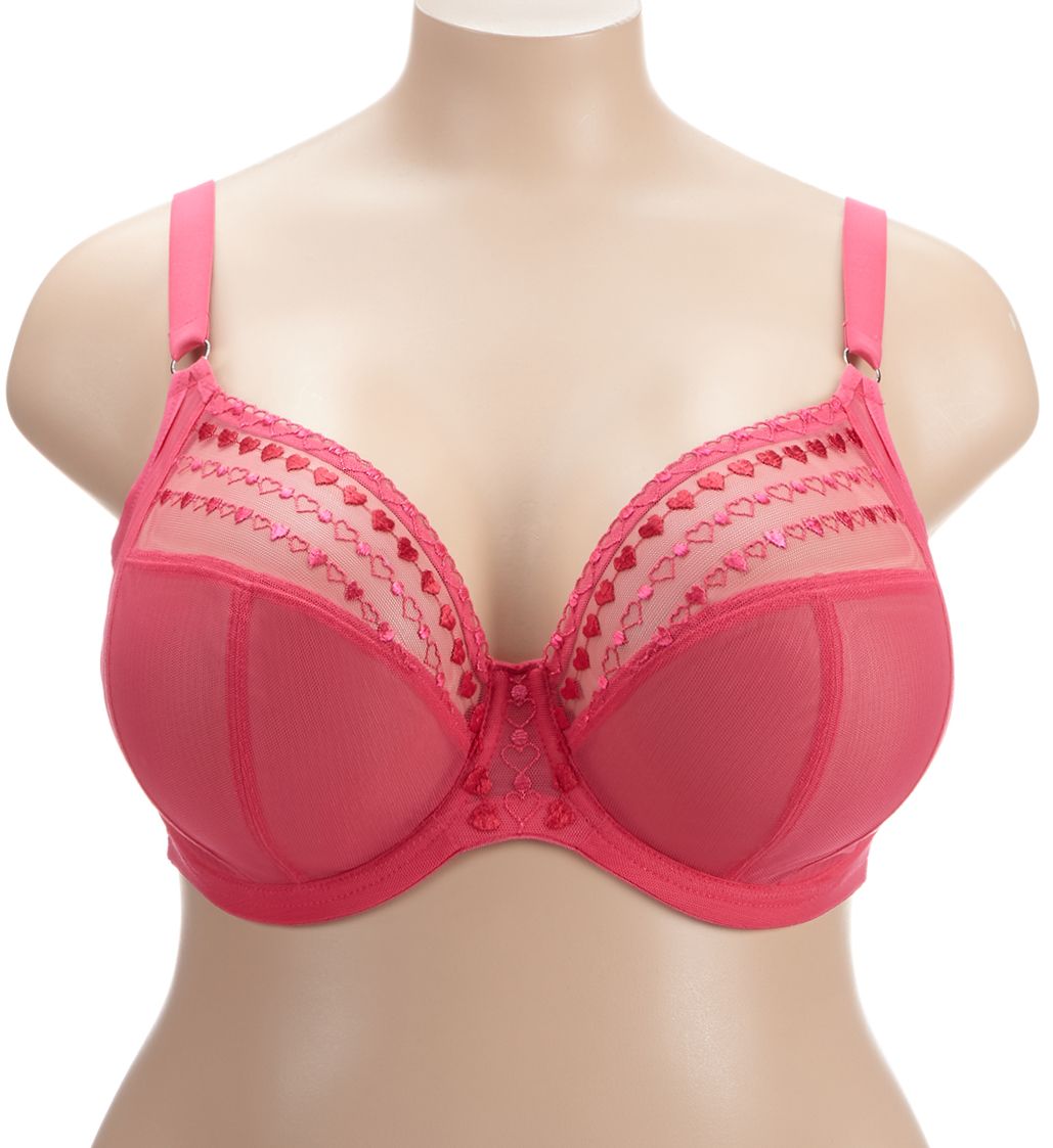Elomi Matilda Underwire Plunge Bra Pink Kiss 36E  - Image 1