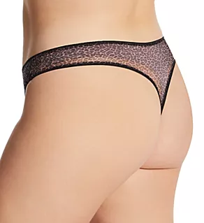Matilda Thong Panty Leopard 3X