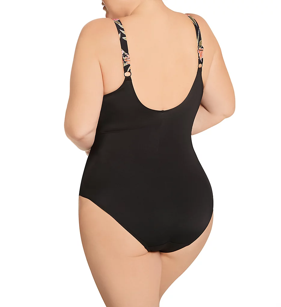 Dark Tropics Non Wired Moulded One Piece Swimsuit