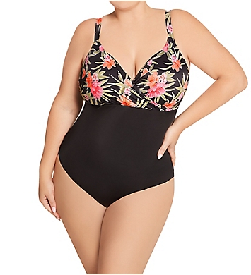 Elomi Dark Tropics Non Wired Moulded One Piece Swimsuit