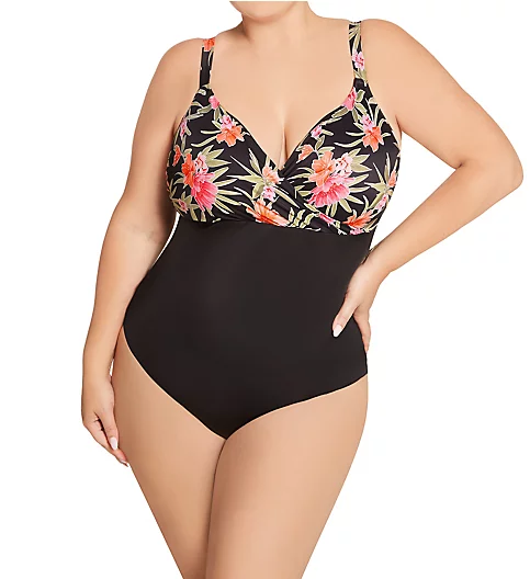 Elomi Dark Tropics Non Wired Moulded One Piece Swimsuit ES0145