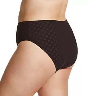 Bazaruto Mid Brief Swim Bottom Black 2X