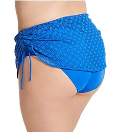 Bazaruto Adjustable Skirted Swim Bottom Sapphire XL