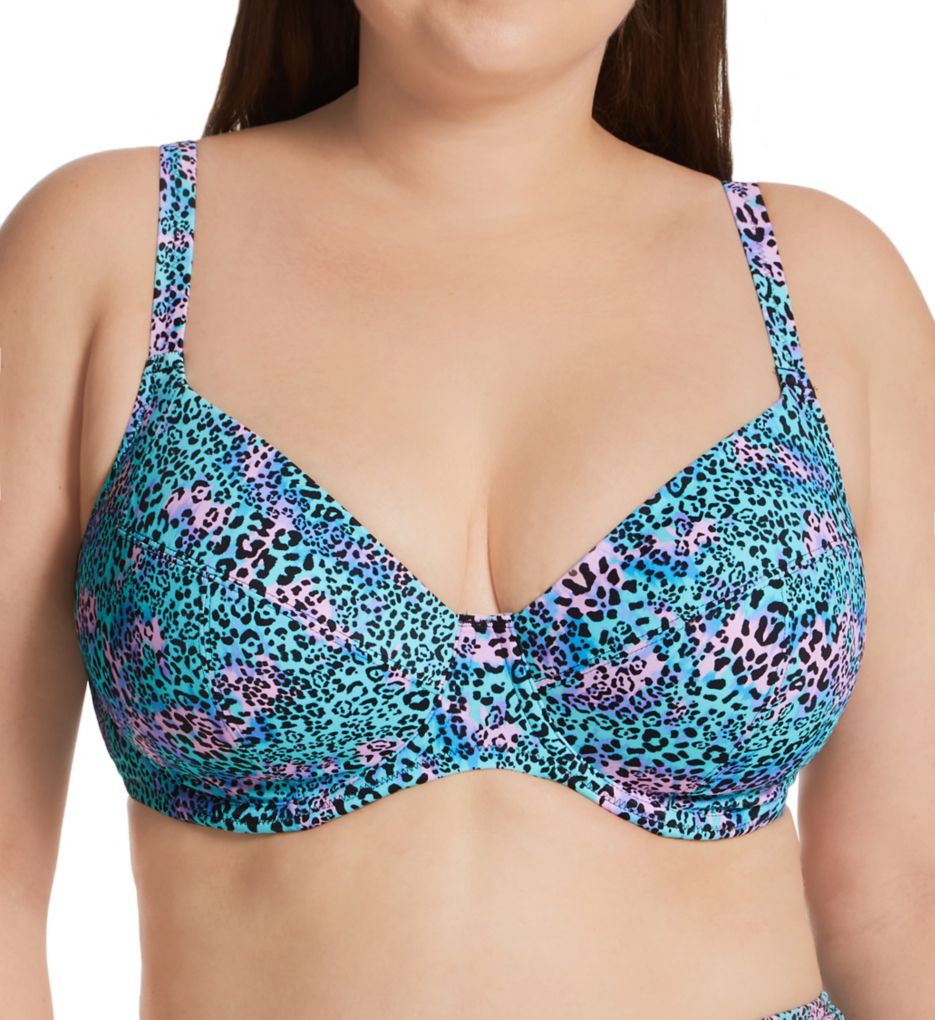 Elomi Electric Savannah Underwire Plunge Bikini Swim Top ES0702 - Image 1