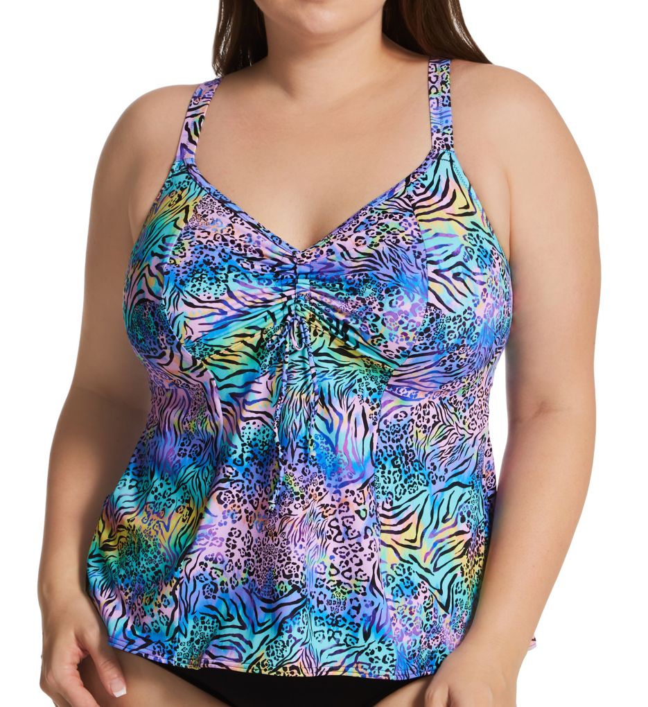 Elomi Electric Savannah Moulded Tankini Swim Top ES0761 - Elomi