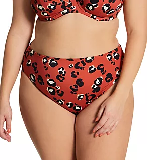 Kotiya Mid Rise Bikini Brief Swim Bottom Terracotta 4X