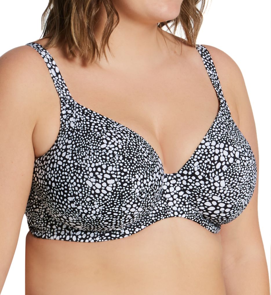 Elomi Pebble Cove Underwire Plunge Bikini Swim Top ES1102 - Image 1