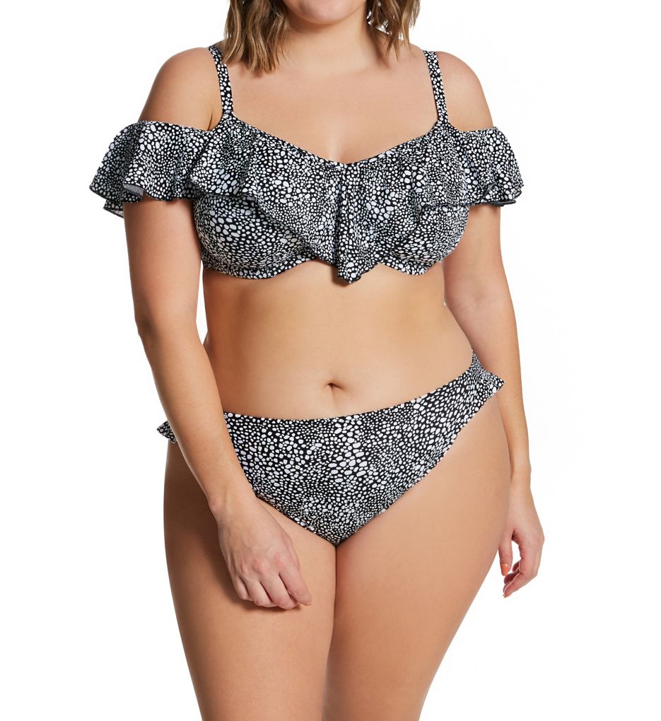 Elomi Pebble Cove Underwire Bikini Swim Top Black 42GG  - Image 3