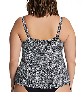 Pebble Cove Non Wired Moulded Tankini Swim Top Black M
