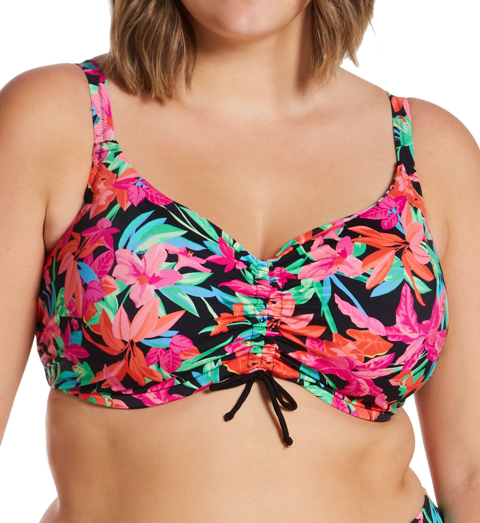 Elomi Savaneta Underwire Bikini Swim Top Black 42F  - Image 1