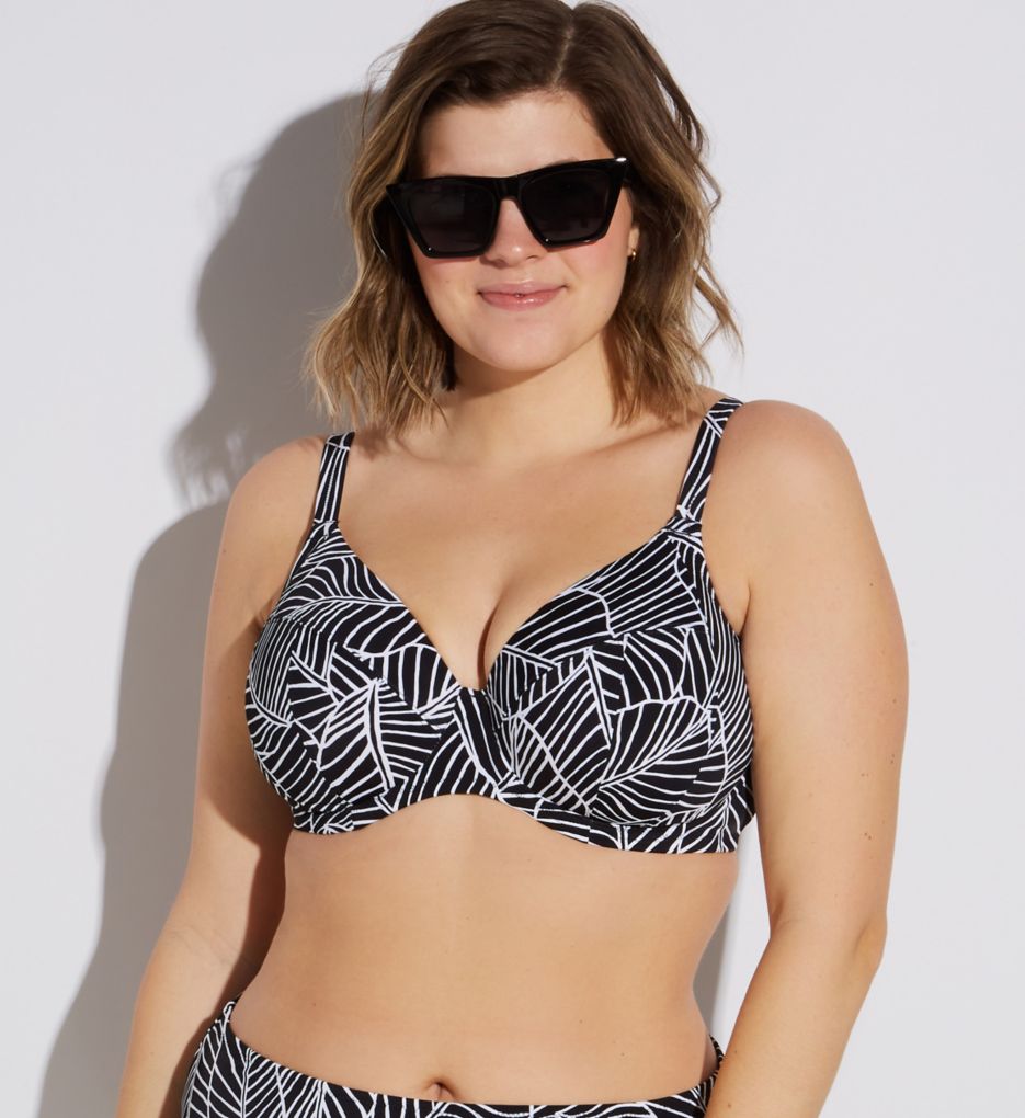 Elomi Kata Beach Underwire Plunge Bikini Swim Top