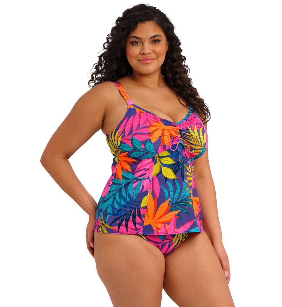 Elomi Porto Rafti Non-Wired Molded Tankini Swim Top Indigo XL  - Image 3