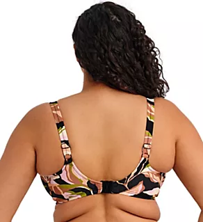 Ocean Avenue Plunge Bikini Swim Top Multi 34G