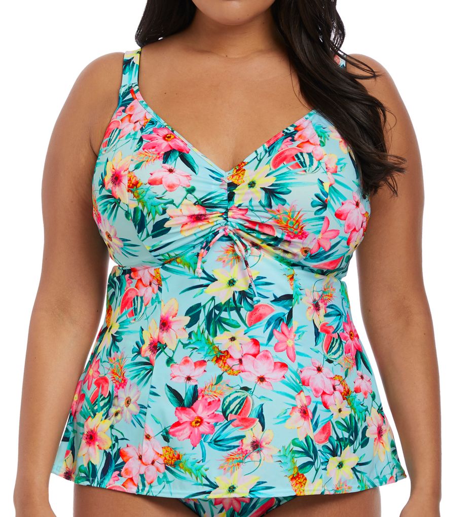 Elomi Aloha Wire Free Tankini Swim Top ES7151 - Elomi Swimwear