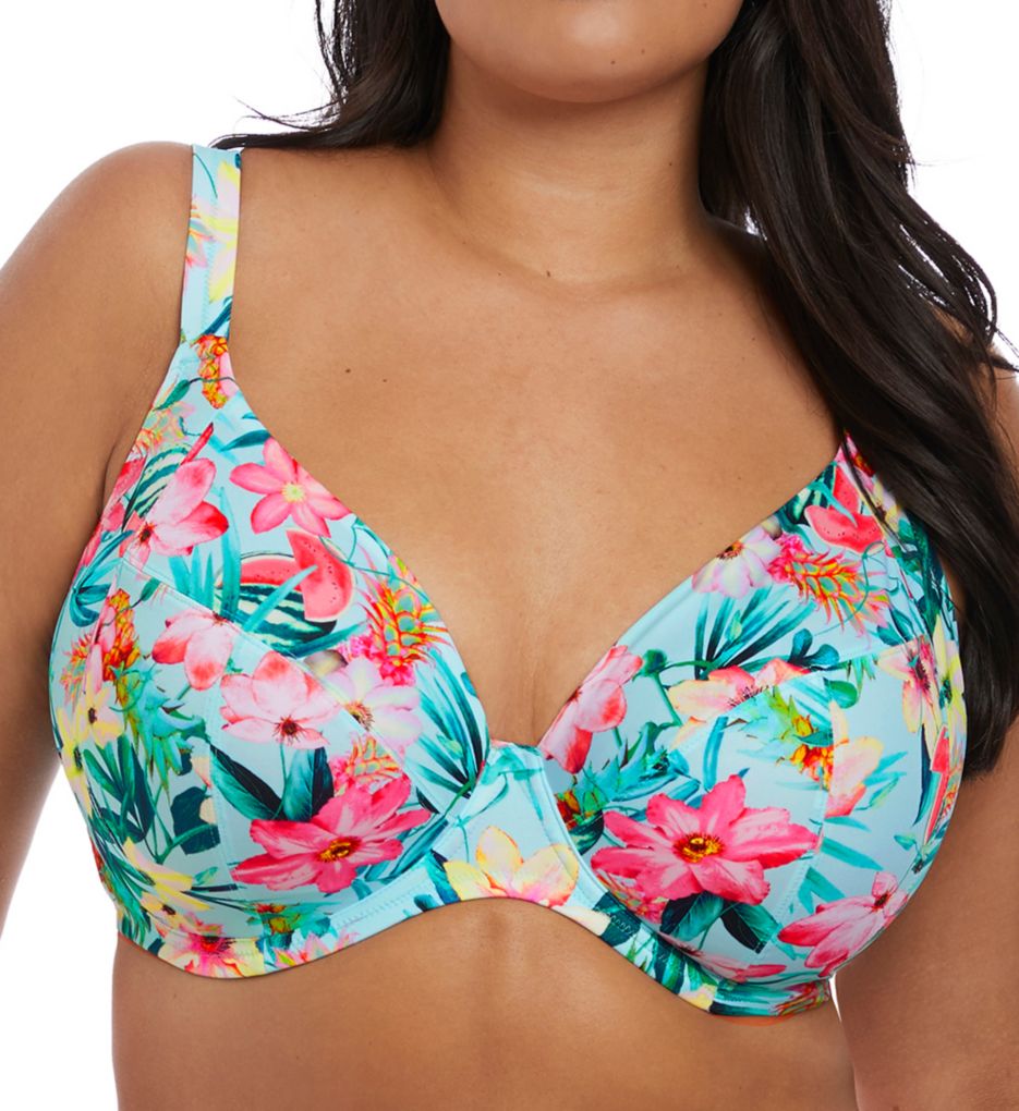 Aloha Underwire Plunge Bikini Swim Top-gs