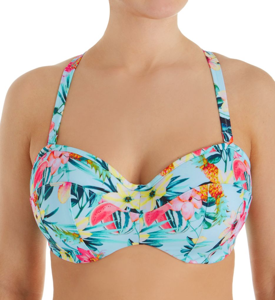 Aloha Underwire Bandeau Bikini Swim Top-fs