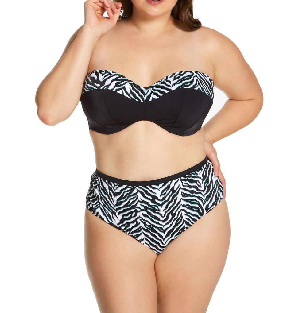 Zulu Rhythm Underwire Bandeau Bikini Swim Top-cs5