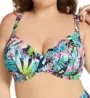 Elomi Pina Colada Underwire Plunge Bikini Swim Top ES7262 - Image 1