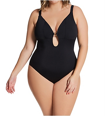 Elomi Plain Sailing Solid Non Wired Plunge Swimsuit