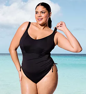 Plain Sailing Non Wired Swimsuit Black 42H/HH