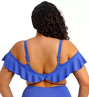 Plain Sailing Plunge Bikini Swim Top Azure 34G