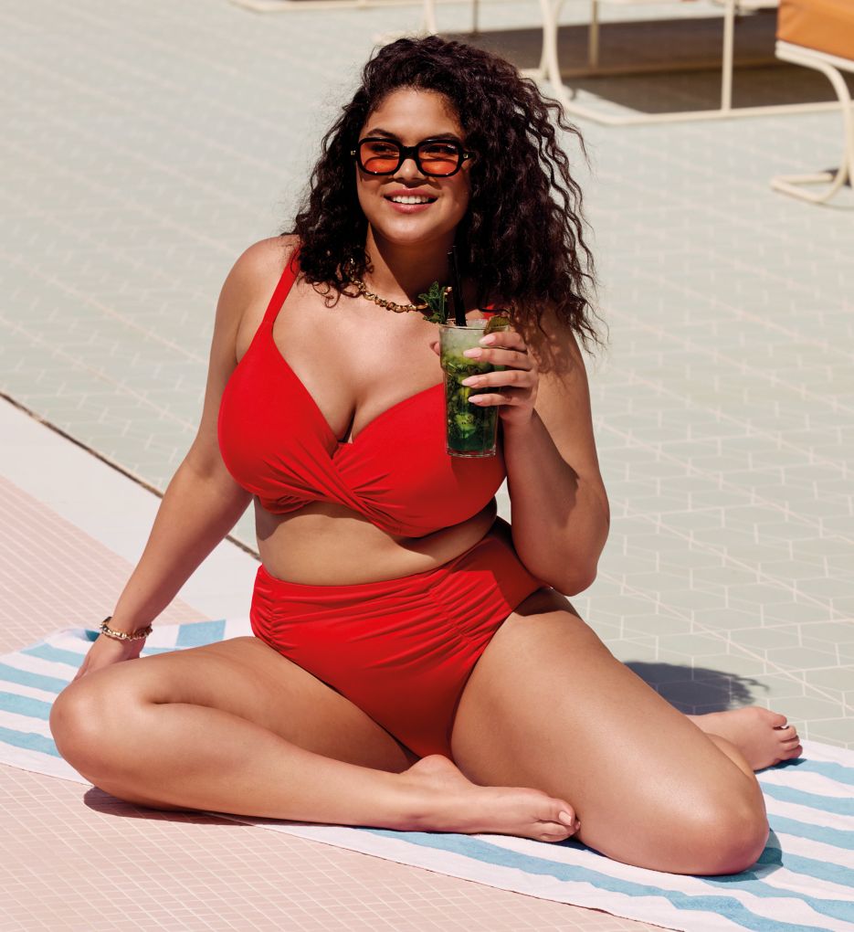 Elomi Plain Sailing Plunge Bikini Swim Top ES7285 - Image 3