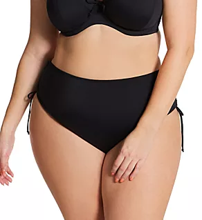 Plain Sailing Adjustable Bikini Brief Swim Bottom Black L