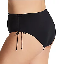 Plain Sailing Adjustable Bikini Brief Swim Bottom Black L