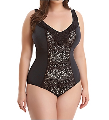 Elomi Indie Crochet Wire Free One Piece Swimsuit