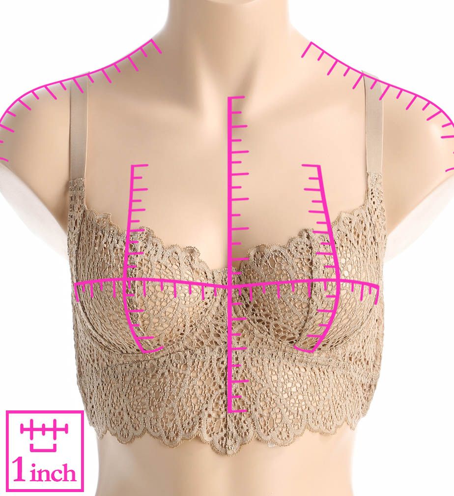 Crochet Lace Underwire Balcony Bohemian Bra-ns7