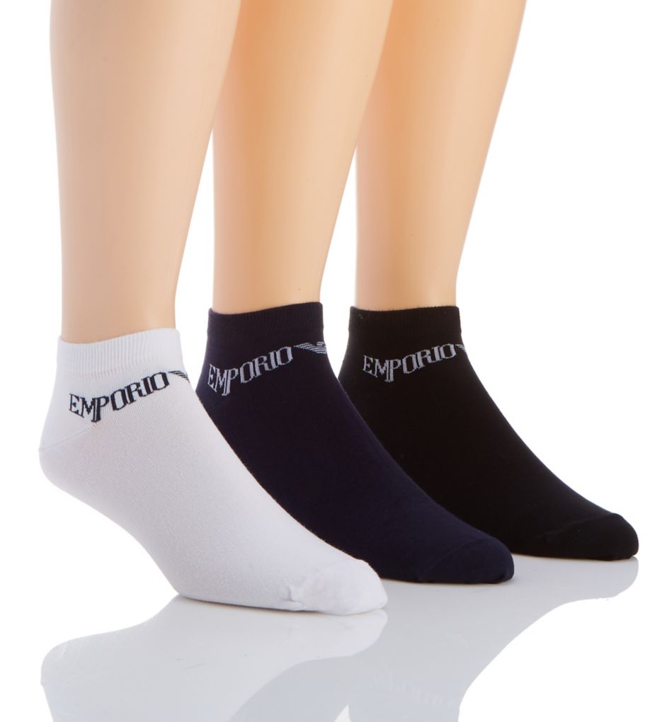 Essential Logo Low Cut Socks - 3 Pack-acs