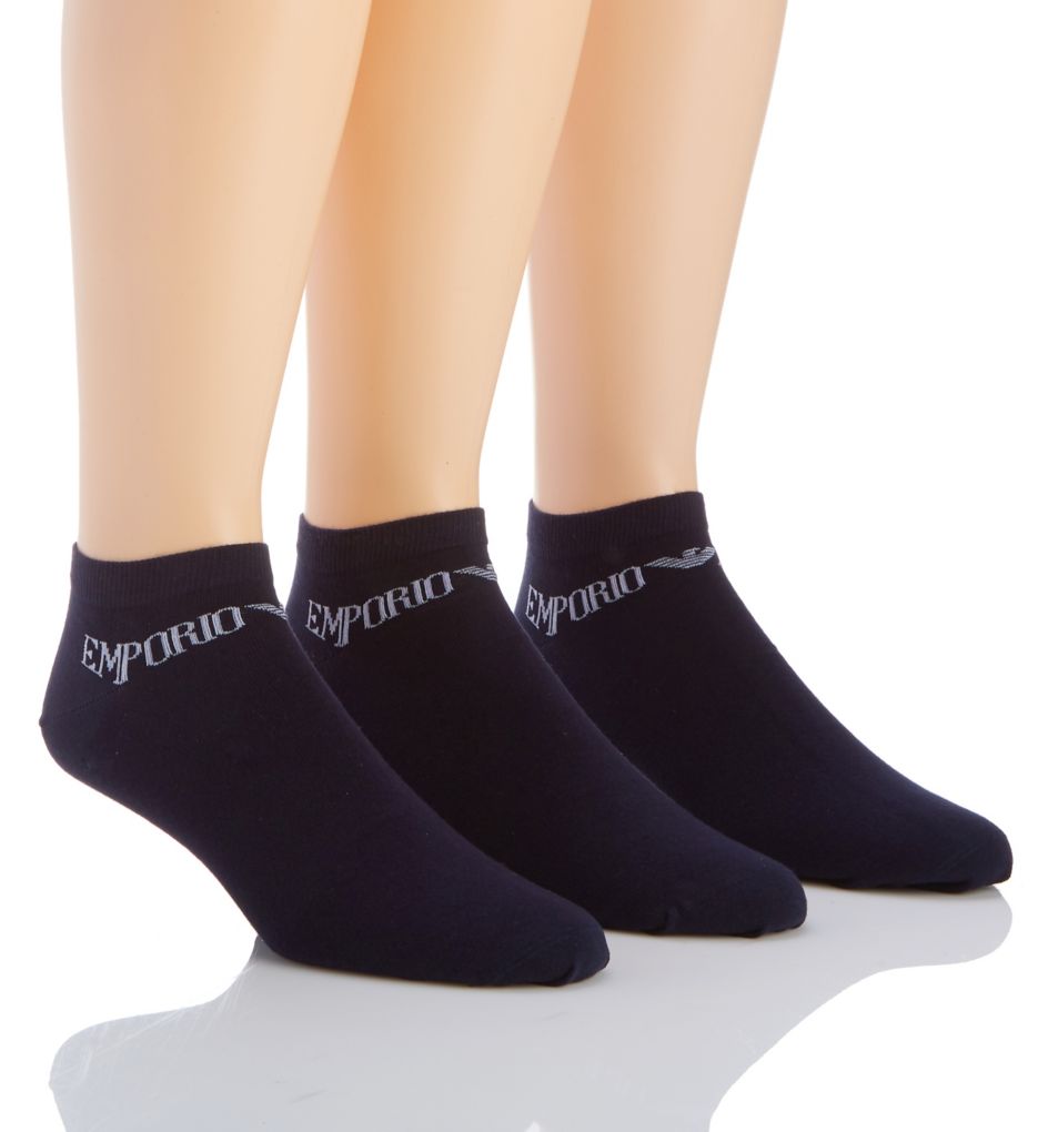 Essential Logo Low Cut Socks - 3 Pack-acs