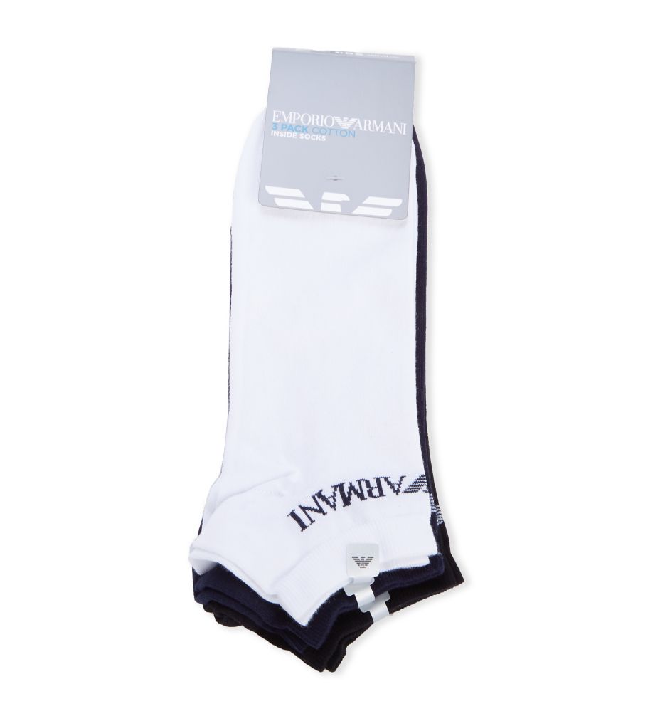 Essential Logo Low Cut Socks - 3 Pack-fs