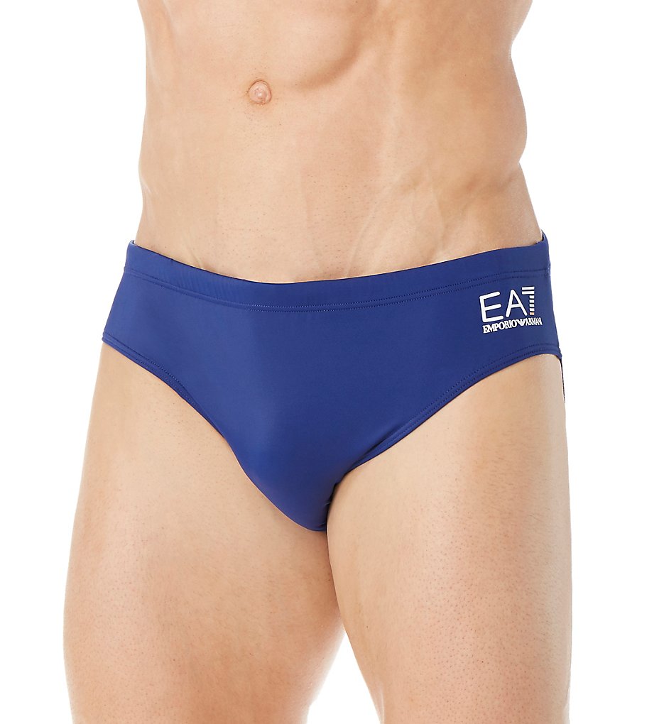 Emporio Armani 1007P705 Essential Beachwear Performance Swim Brief (Royal)