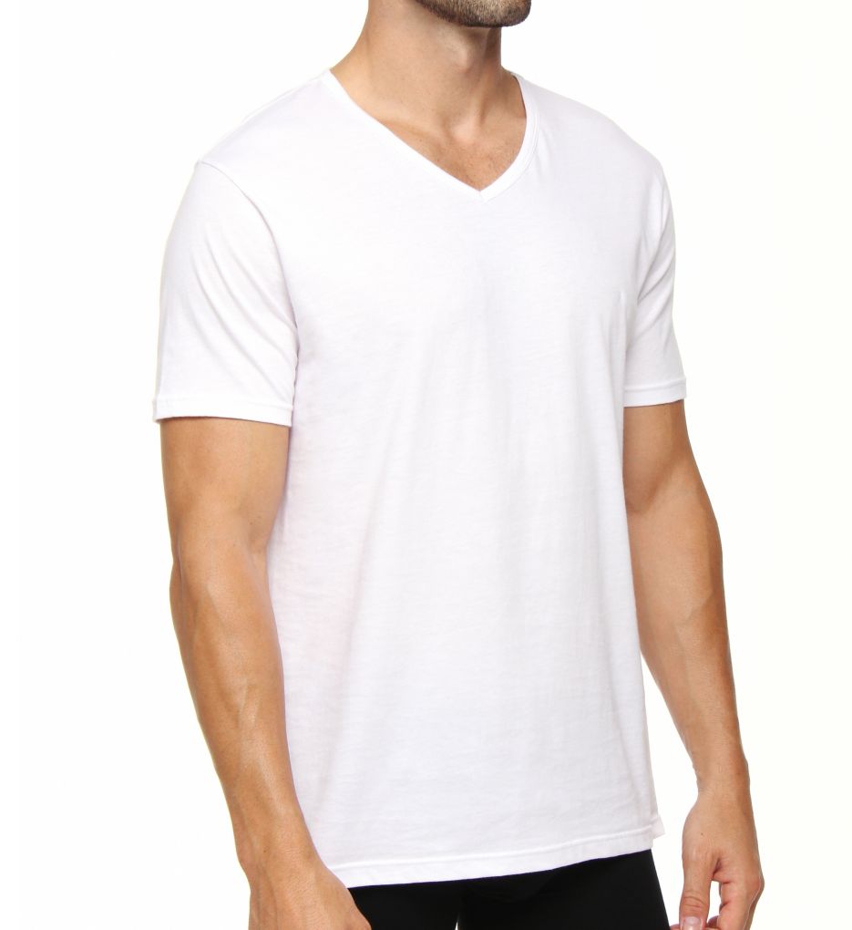 Essentials Genuine 100% Cotton V-Neck - 3 Pack