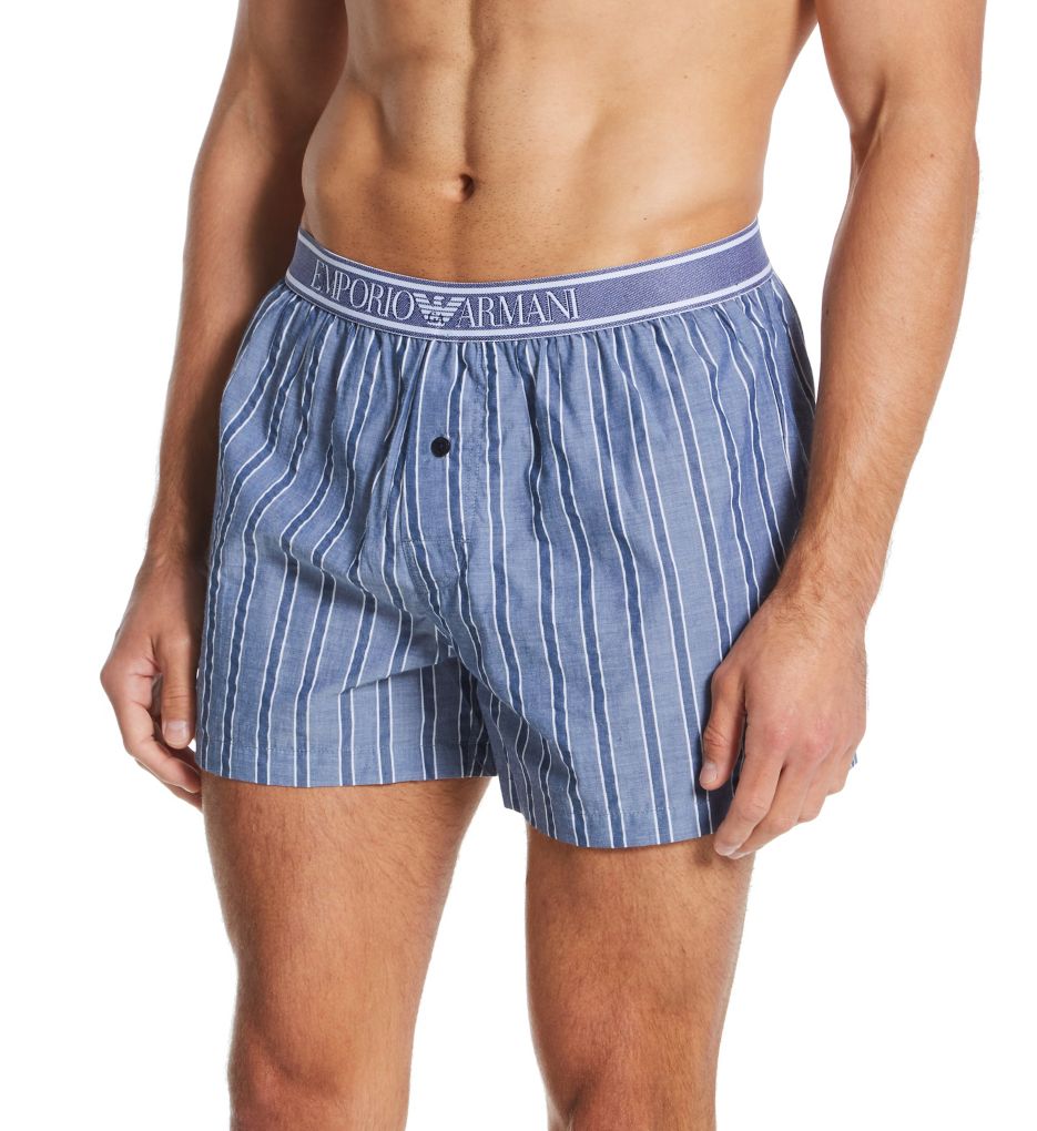 Yarn Dyed Woven Cotton Boxer-acs