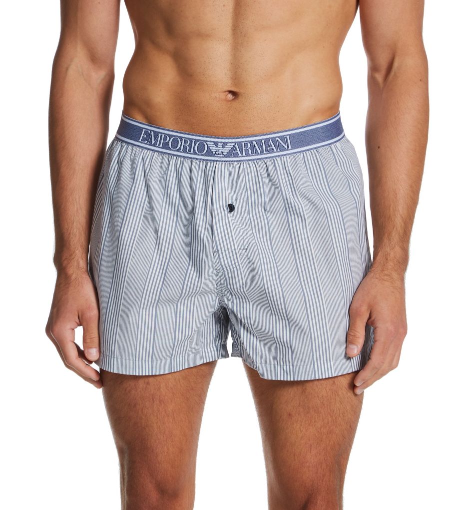 Yarn Dyed Woven Cotton Boxer-fs