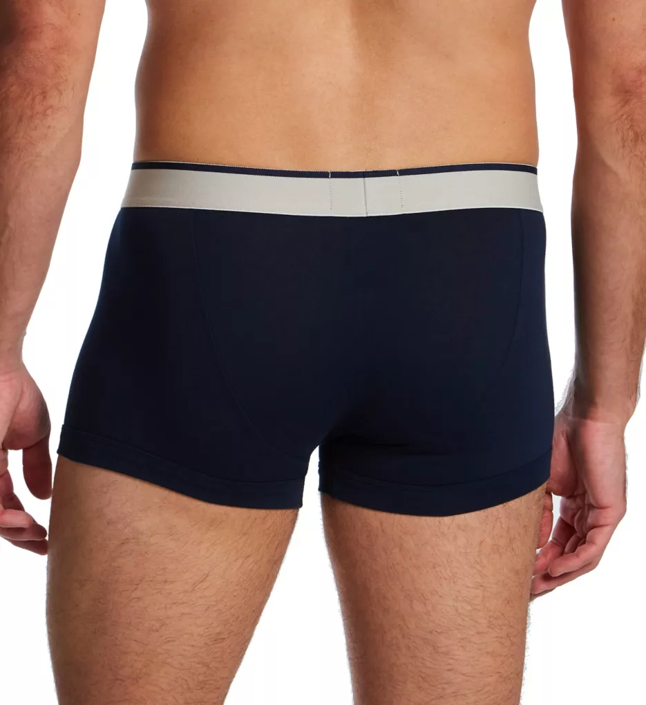 Emporio Armani Yarn Dyed Striped Cotton Stretch Trunk - 2 Pack 1112104R - Image 2