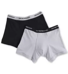 Essentials Stretch Cotton Boxer Brief - 2 Pack GryMar M