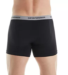 Essentials Stretch Cotton Boxer Brief - 2 Pack White/Marine S