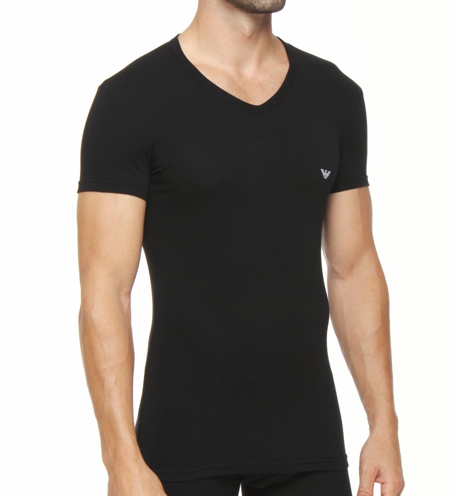 Essentials Eagle Stretch Cotton V-Neck-acs