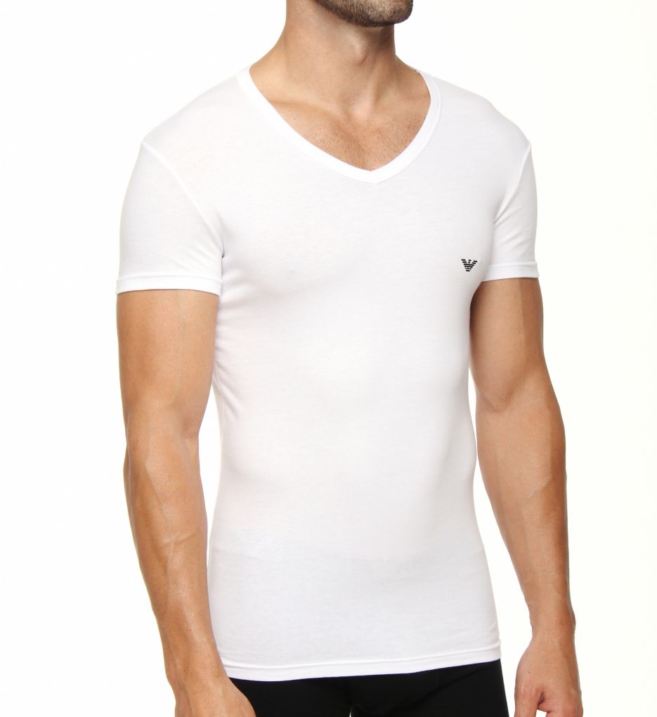 Essentials Eagle Stretch Cotton V-Neck-acs