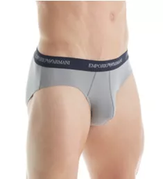 Essentials Stretch Cotton Brief - 2 Pack GryMar S