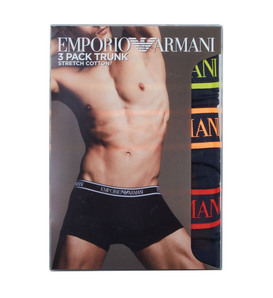 Emporio Armani Core Logoband Trunk - 3 Pack 1113573 - Image 3