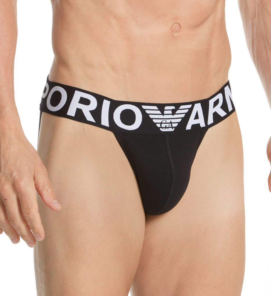 Megalogo Stretch Cotton Jockstrap-acs