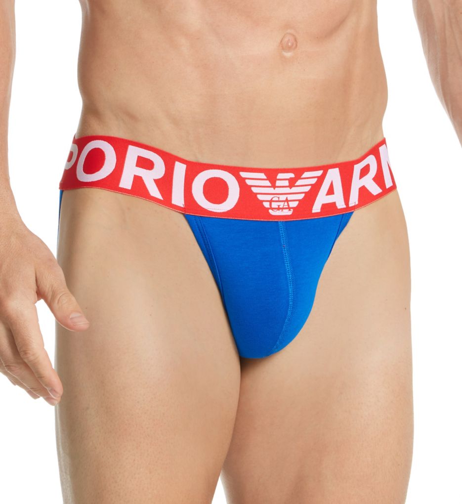 Megalogo Stretch Cotton Jockstrap-acs