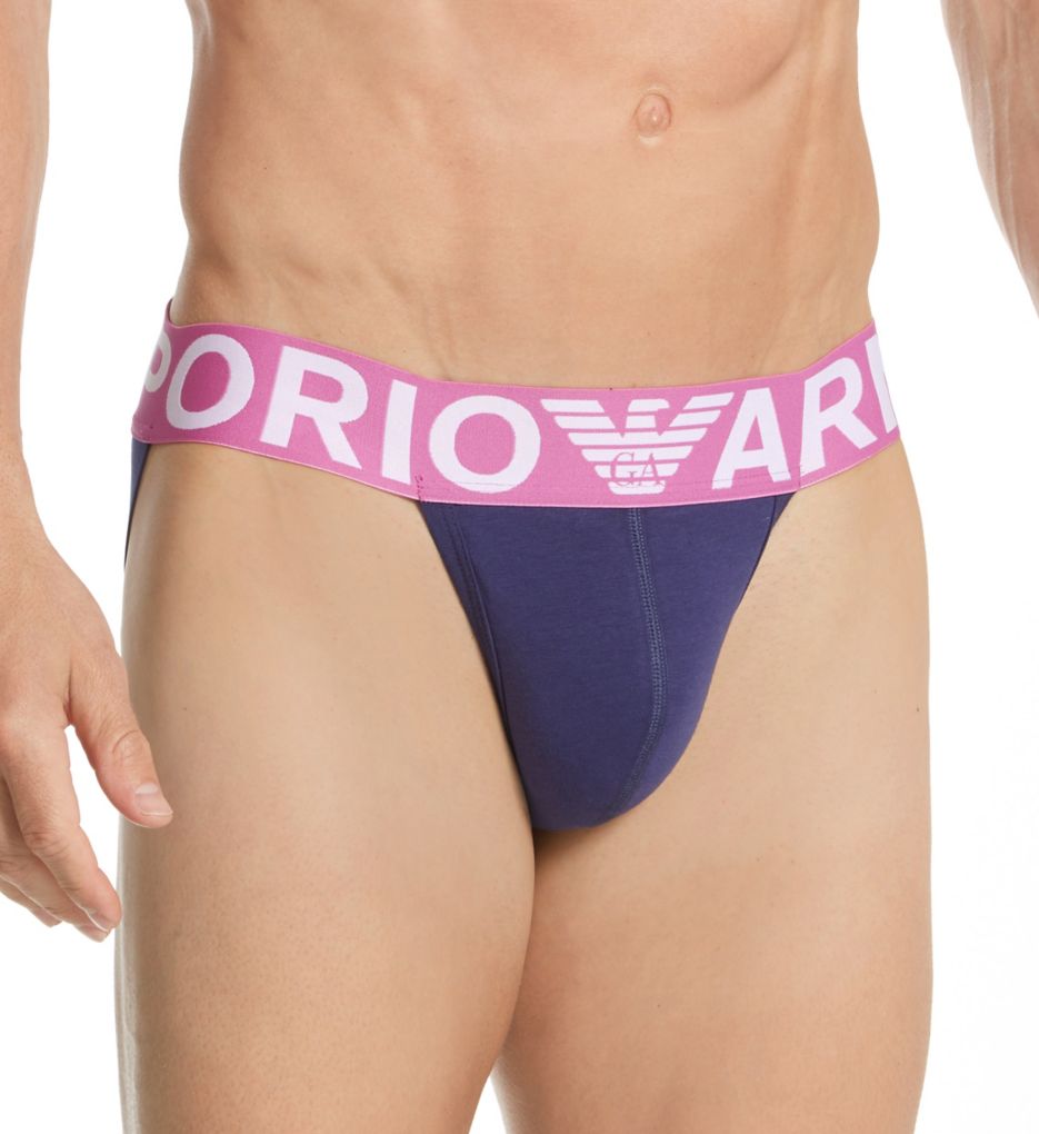 Megalogo Stretch Cotton Jockstrap-acs