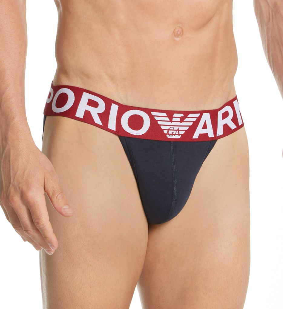 Megalogo Stretch Cotton Jockstrap-acs