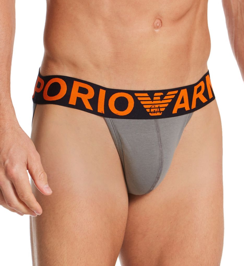 Megalogo Stretch Cotton Jockstrap-acs